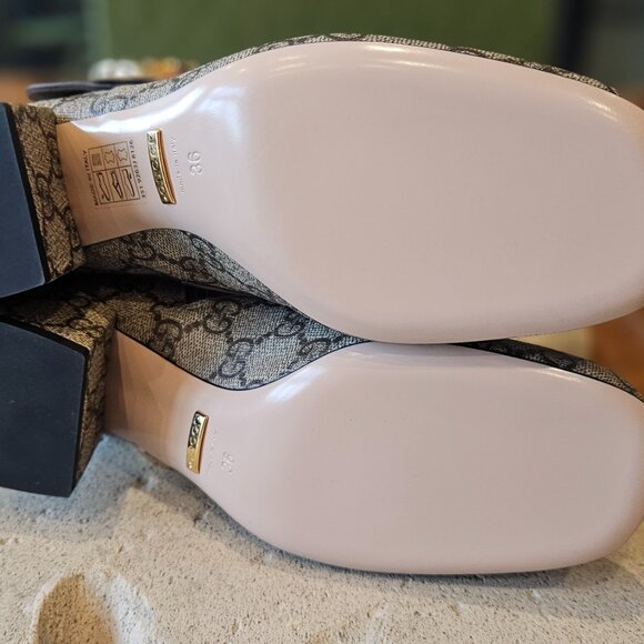 GUCCI Blondie GG-Supreme Canvas Boots - Picture 10 of 13